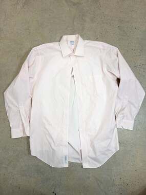 Brooks Brothers Slim Fit Non-Iron All Cotton Pink Dress Shirt 16.5-34